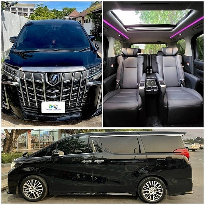 Alphard+พร้อมคนขับรถ เริ่มต้นที่ 3,000 บาท เท่านั้น